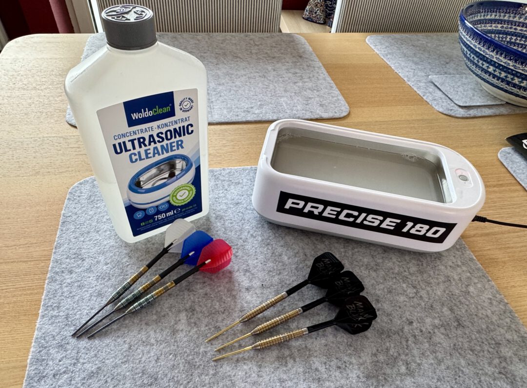 Dart-Barrels im Ultraschallbad reinigen: So geht’s!